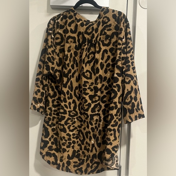 Plus SHEIN Leopard Blouse - Picture 5 of 7